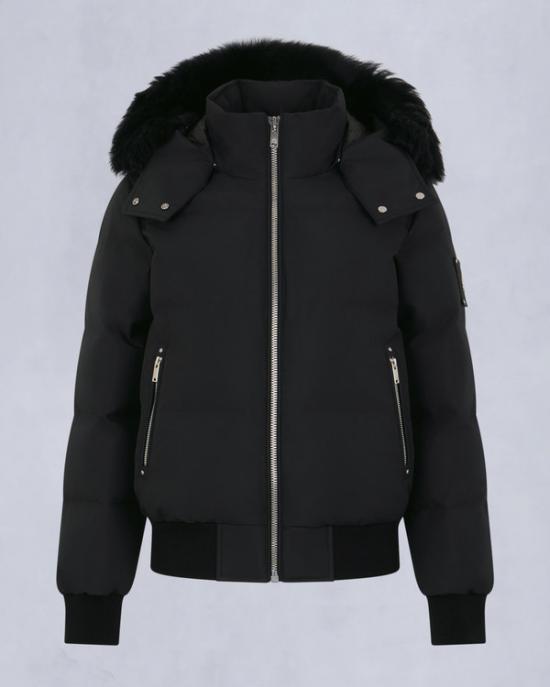  무스너클 숏패딩 M34LB017S305 BLACK DOM