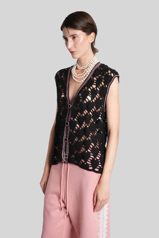 25FW Benmoyal 가디건 430688 FW25KN04 Black - OTHER BRANDS