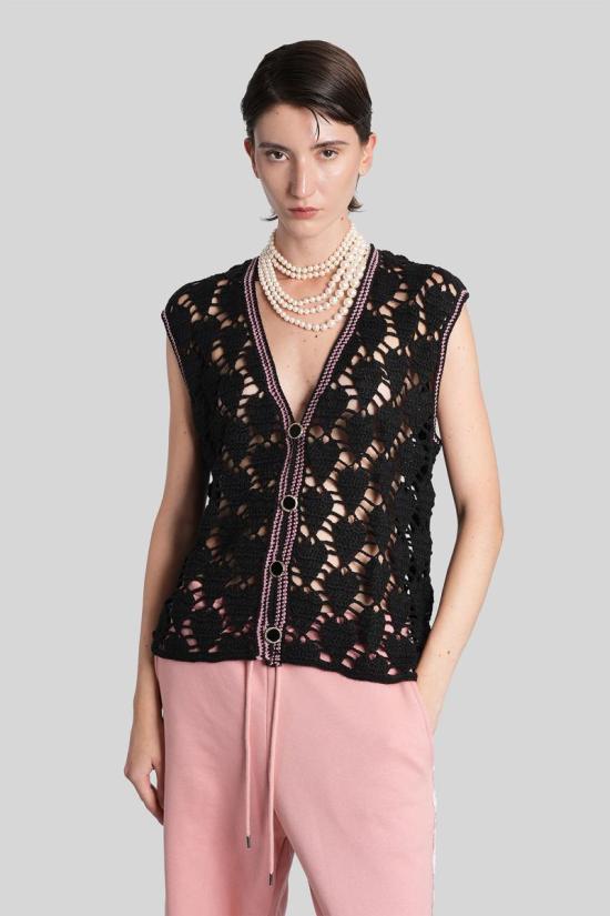 25FW Benmoyal 가디건 430688 FW25KN04 Black