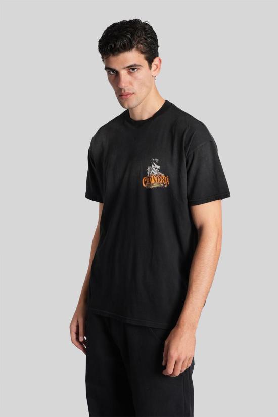 25FW 윌리 차바리아 반팔 티셔츠 429693 WCJSY0127 Black - WILLY CHAVARRIA