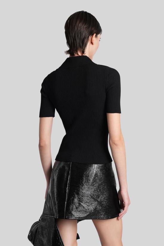 25FW 쿠레쥬 블라우스 430113 VESMPO029FI0001 Black - COURREGES