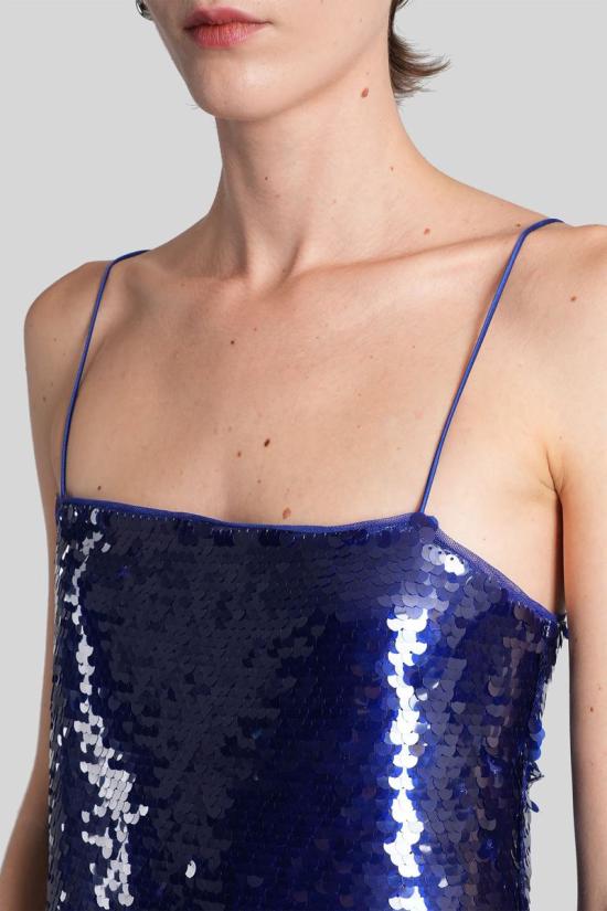 25FW 로테이트 바이 크리스텐슨 롱 원피스 430462 114978 BLUE - ROTATE BY BIRGERCHRISTENSEN