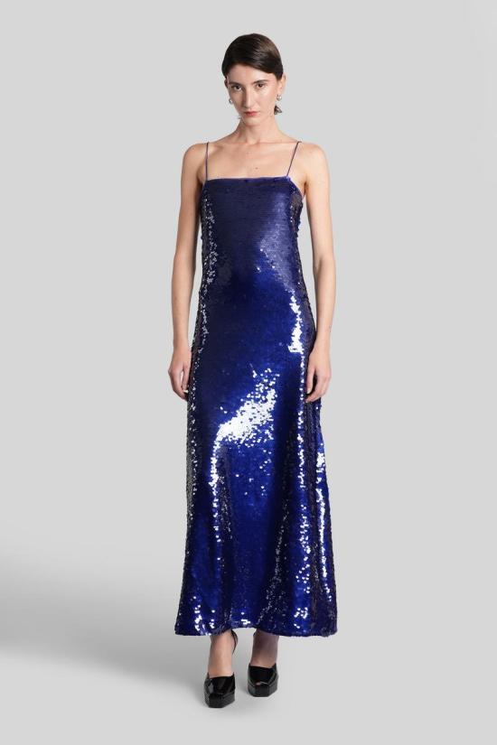 25FW 로테이트 바이 크리스텐슨 롱 원피스 430462 114978 BLUE