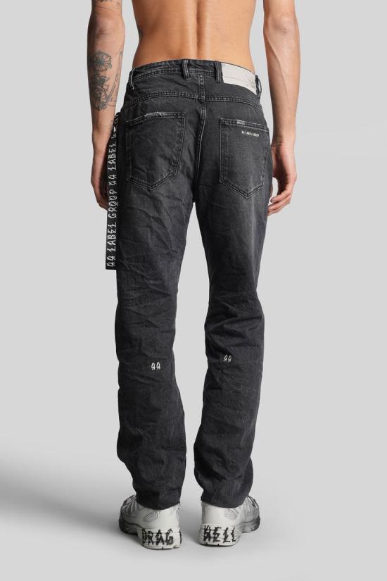 25FW 44레이블 데님 팬츠 430332 B0030621FA577 Black - 44 LABEL