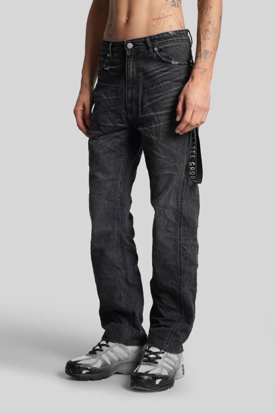 25FW 44레이블 데님 팬츠 430332 B0030621FA577 Black - 44 LABEL