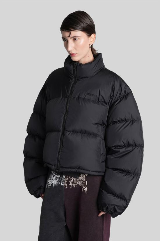 25FW 베트멍 숏패딩 430927 UH76PU220BB25001 Black - VETEMENTS