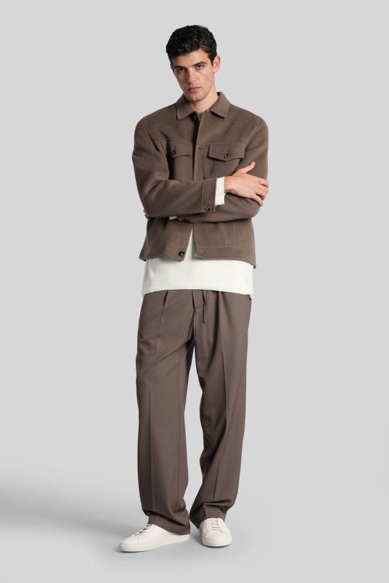 25FW 어태치먼트 숏팬츠 430010 AP52 073 GREY - ATTACHMENT