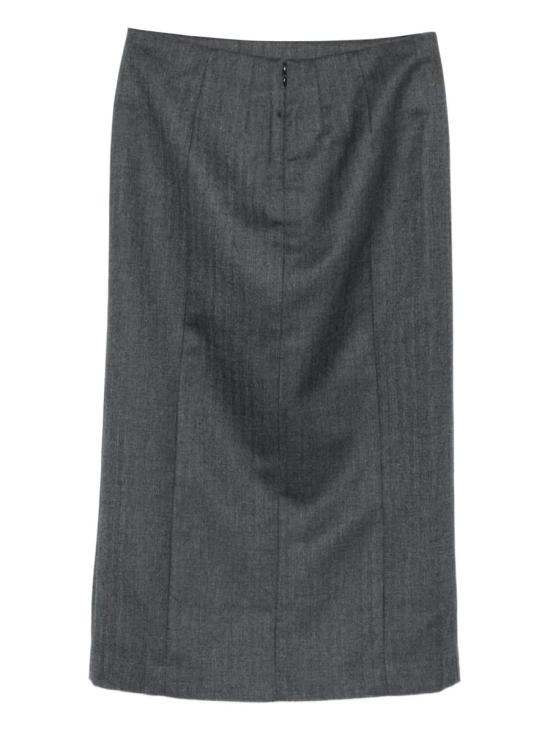 25FW 엔타이어 스튜디오 미디 스커트 ESWW257017DG 64570 DG DARKGREY - ENTIRE STUDIOS