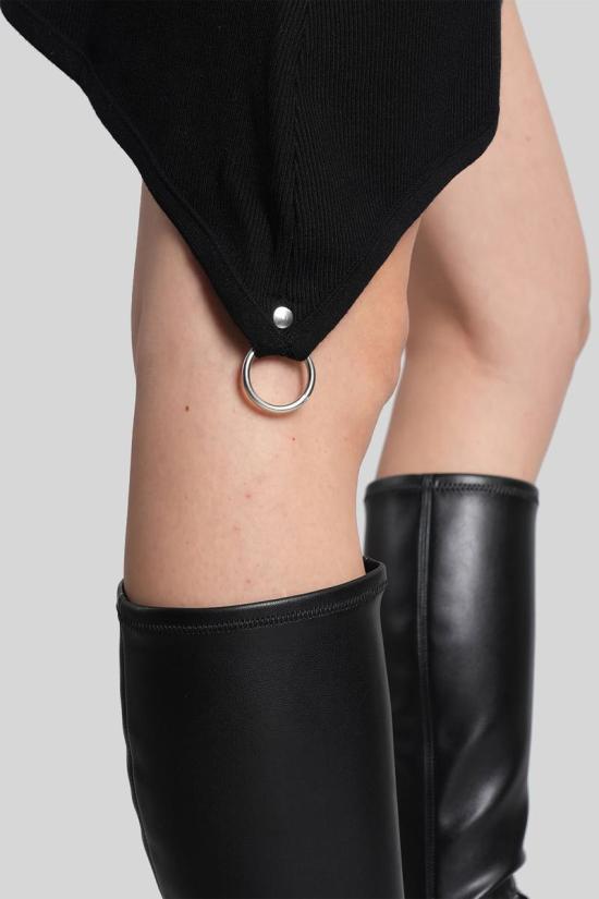 25FW 쿠레쥬 숏 원피스 430100 325MRO674FI0001 Black - COURREGES