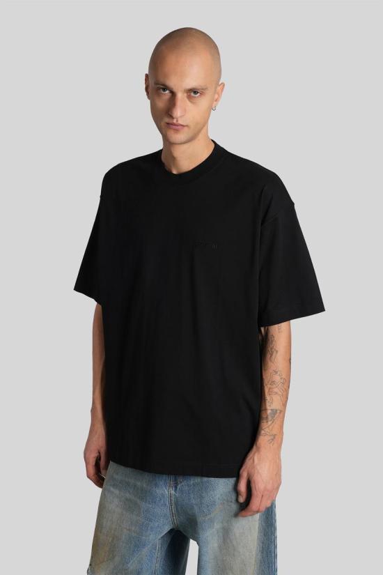 25FW 베트멍 탑 430925 UH76TR100B1000 Black - VETEMENTS