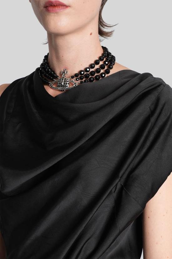 25FW 비비안웨스트우드 원피스 430572 110103A5 W01AD Black - VIVIENNE WESTWOOD