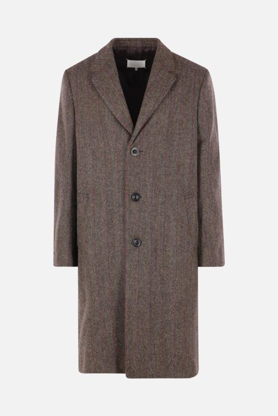 25FW 마르지엘라 자켓 S67AA0070M35607001F BROWN STRIPE