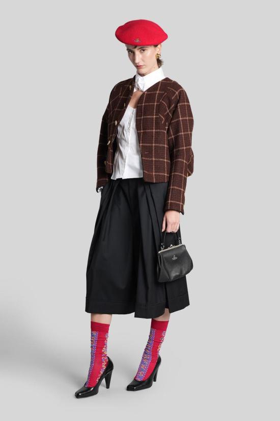 25FW 비비안웨스트우드 숏팬츠 430582 3F01000C W01A2 Black - VIVIENNE WESTWOOD