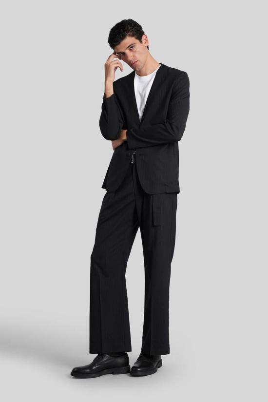 25FW 어태치먼트 숏팬츠 429998 AP52 070 Black - ATTACHMENT