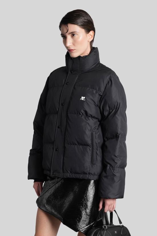 25FW 쿠레쥬 숏패딩 430118 323CMA105PL0112 Black - COURREGES