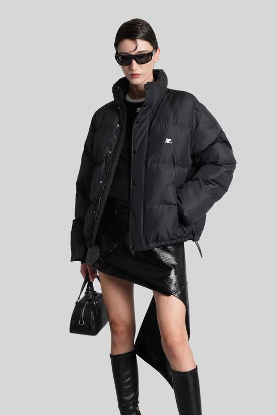 25FW 쿠레쥬 숏패딩 430118 323CMA105PL0112 Black - COURREGES