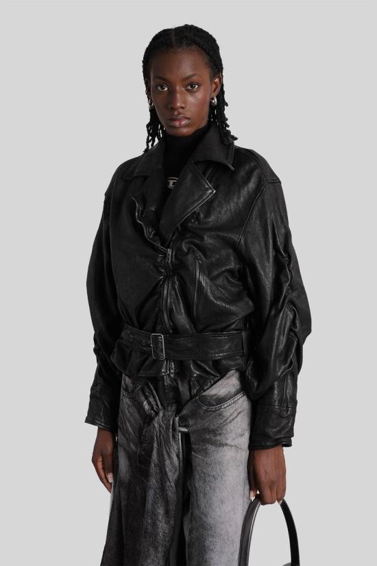 25FW 디젤 자켓 429831 A207410SLCW Black - DIESEL