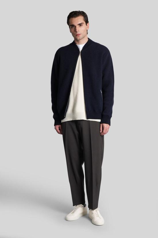 25FW 그리포니 집업 니트 430193 GV110031SR106 BLUE - GRIFONI