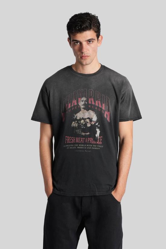 25FW 윌리 차바리아 반팔 티셔츠 429694 WCJSY0141 Black