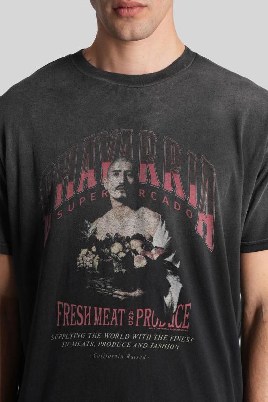 25FW 윌리 차바리아 반팔 티셔츠 429694 WCJSY0141 Black - WILLY CHAVARRIA