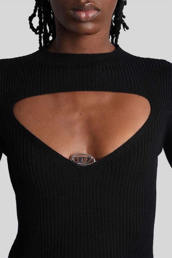 25FW 디젤 긴팔 티셔츠 429783 A189040PLBF Black - DIESEL