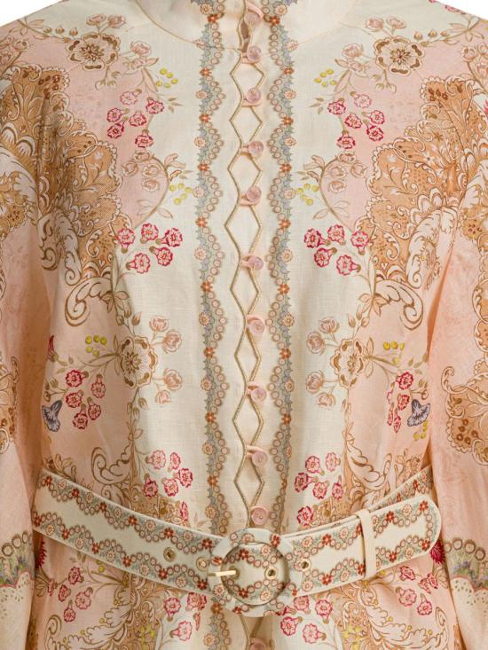 26SS 짐머만 미디 원피스 6470DRS263WPFB PINK - ZIMMERMANN