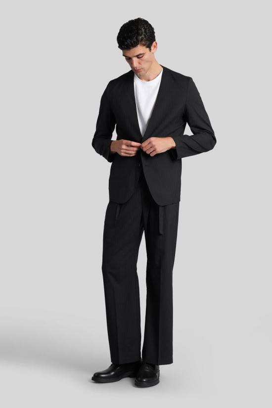 25FW 어태치먼트 수트 자켓 429993 AG52 074 Black - ATTACHMENT