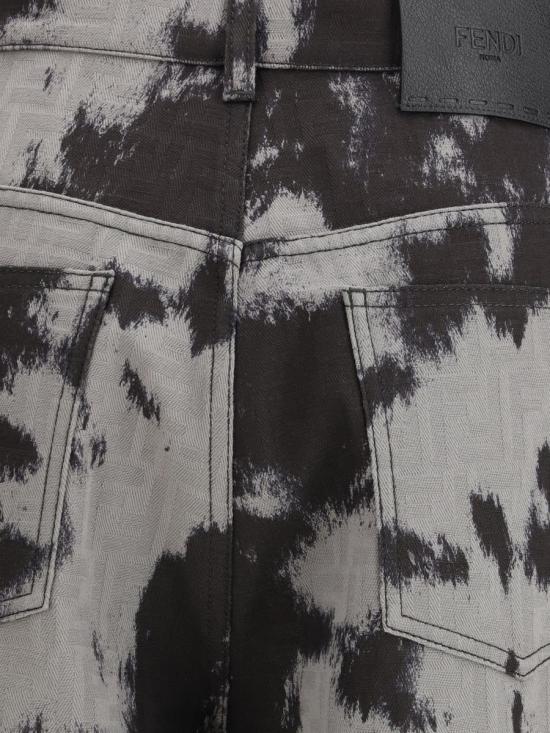 25FW 펜디 데님 팬츠 FLP833AVF5 F0GME Black - FENDI