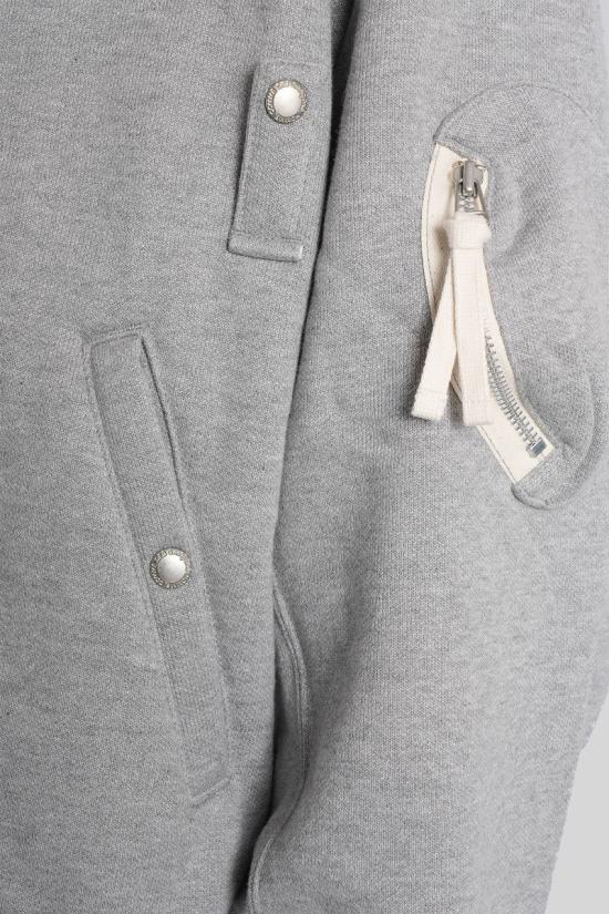 25FW 꼼데가르송 집업 니트 430675 HP T021 W25 GREY - COMME DES GARCONS