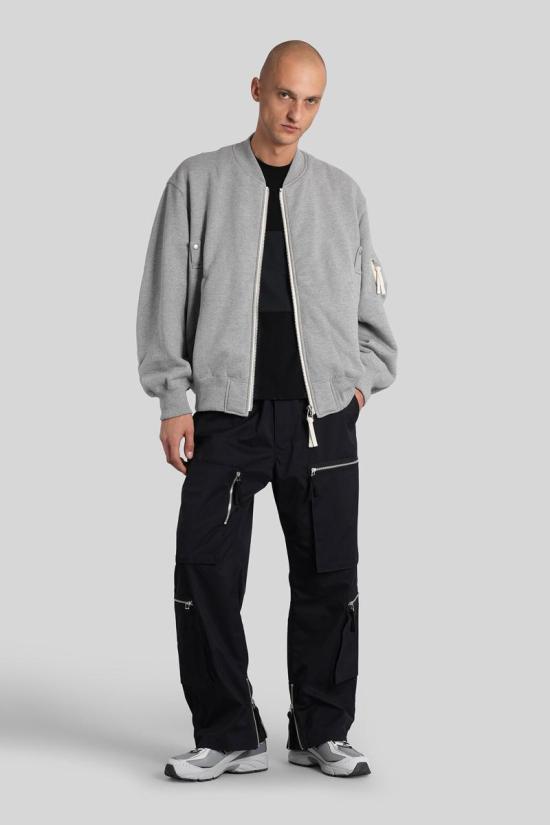 25FW 꼼데가르송 집업 니트 430675 HP T021 W25 GREY - COMME DES GARCONS