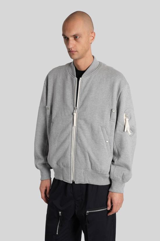 25FW 꼼데가르송 집업 니트 430675 HP T021 W25 GREY - COMME DES GARCONS