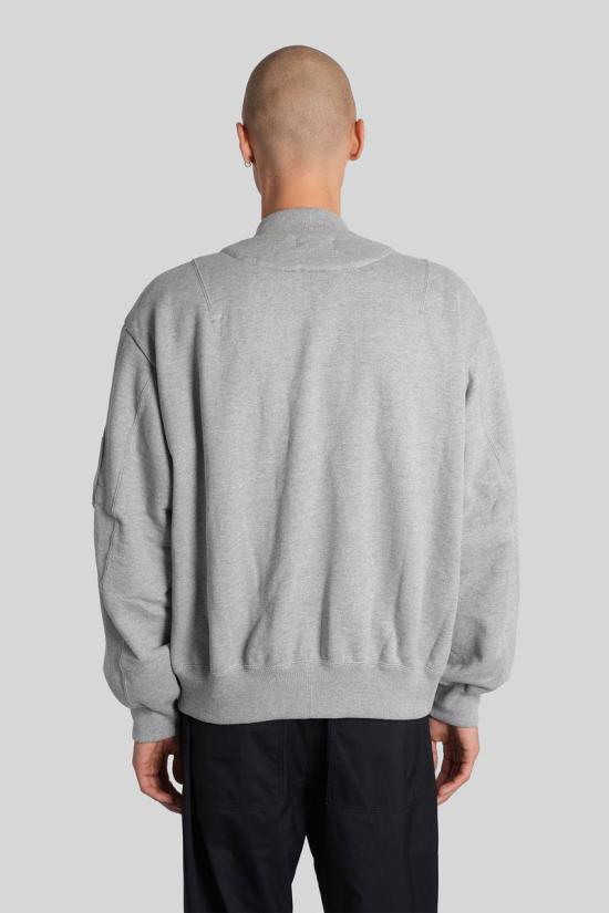 25FW 꼼데가르송 집업 니트 430675 HP T021 W25 GREY - COMME DES GARCONS