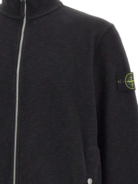 25FW 스톤 아일랜드 집업 니트 K2S156100055S0238 61862 V0029 BLACK - STONE ISLAND