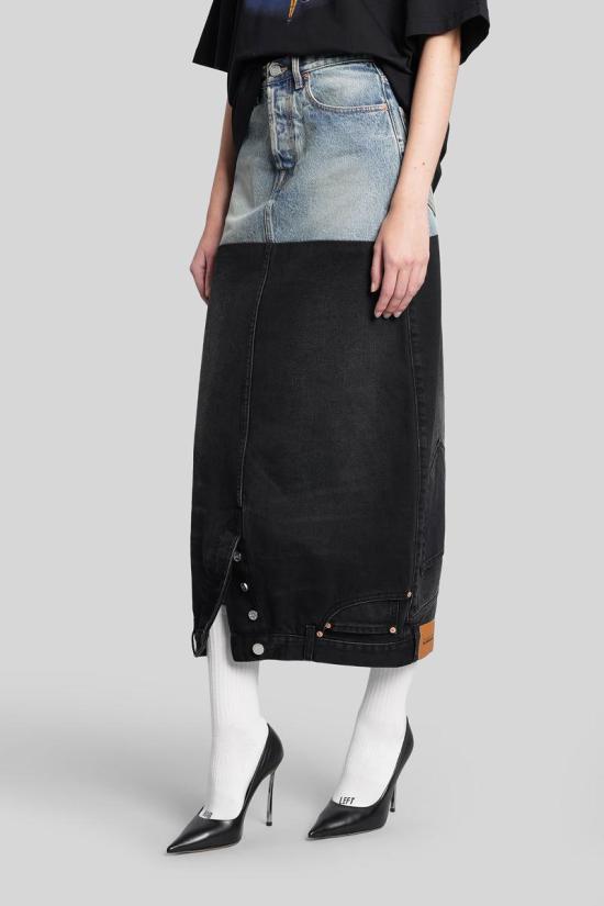 25FW 베트멍 데님 스커트 430907 WH76DK880YBB22803 BLUE - VETEMENTS