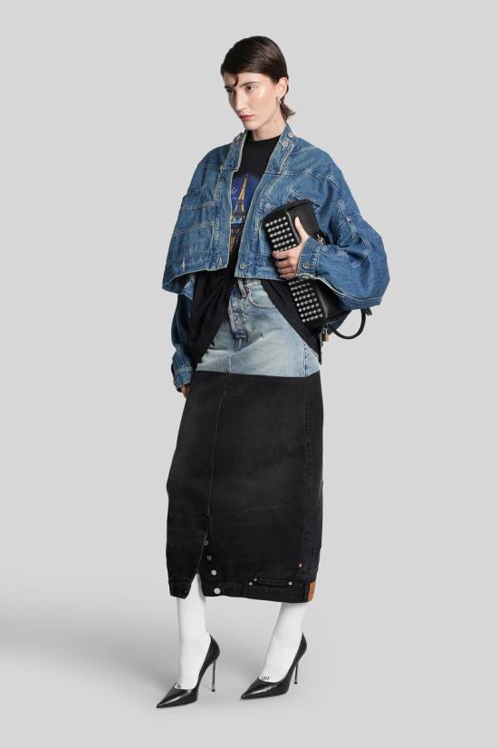 25FW 베트멍 스커트 430907 WH76DK880YBB22803 BLUE - VETEMENTS