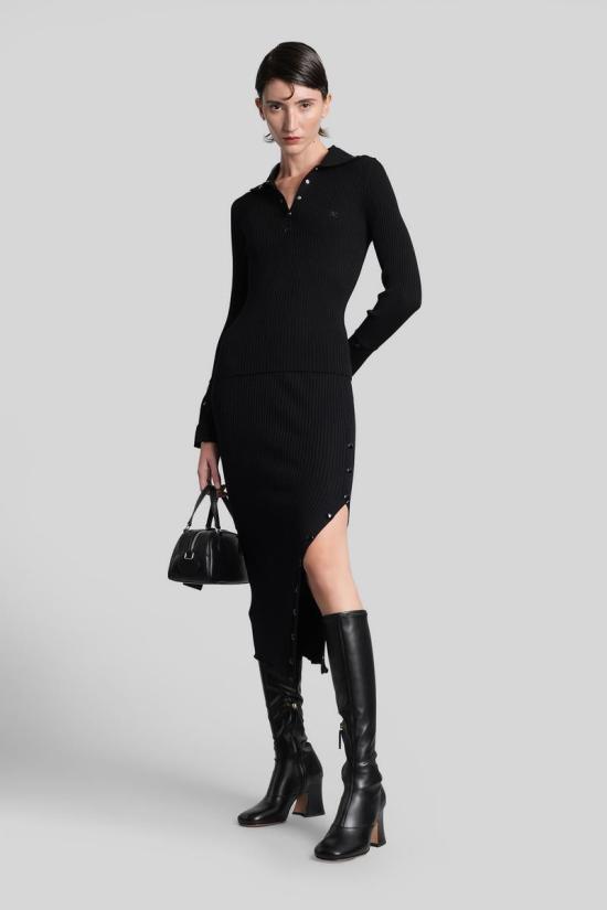 25FW 쿠레쥬 셔츠 430099 325MPO051FI0001 Black - COURREGES