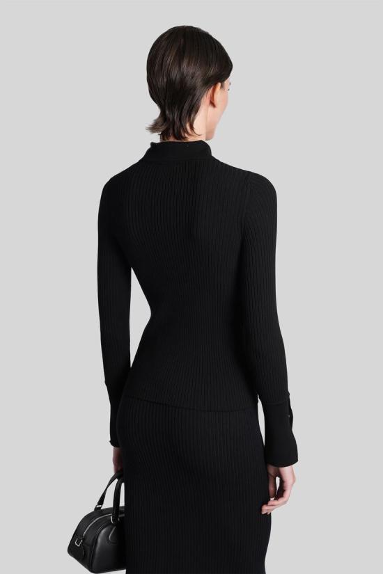 25FW 쿠레쥬 셔츠 430099 325MPO051FI0001 Black - COURREGES