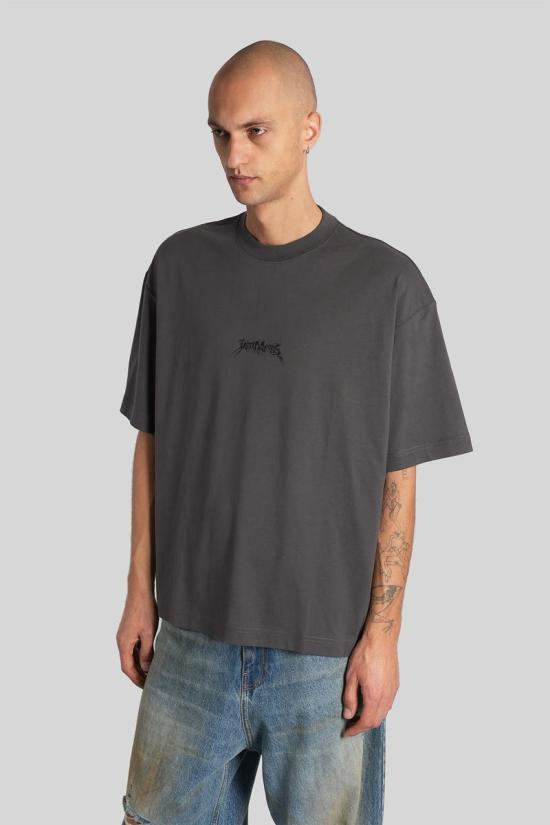 25FW 베트멍 반팔 티셔츠 430924 UH76TR600M1000 GREY - VETEMENTS