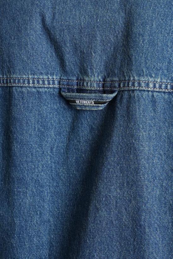 25FW 베트멍 데님 자켓 430906 UH76DJ360VB2808 BLUE - VETEMENTS