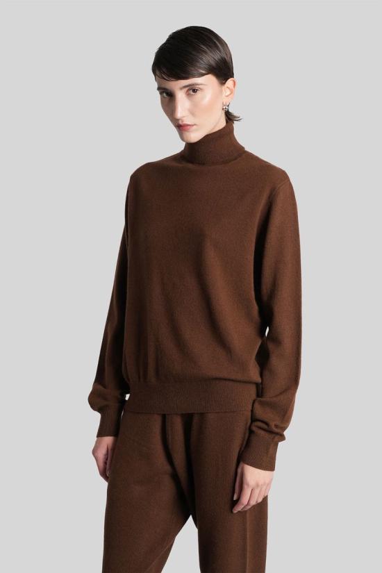 25FW 엔타이어 스튜디오 터틀넥 429868 UNU 25 11062 BROWN - ENTIRE STUDIOS