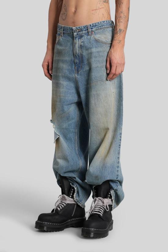 25FW 베트멍 데님 팬츠 430909 UH76DP180LD2808 BLUE - VETEMENTS