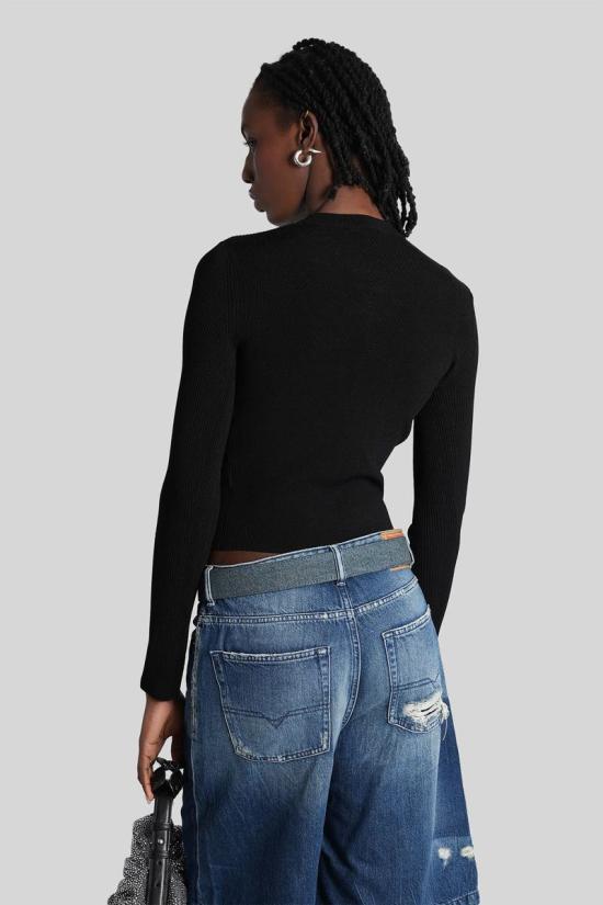 25FW 디젤 긴팔 티셔츠 429772 A153280DLAX Black - DIESEL