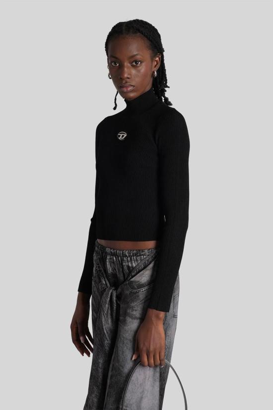 25FW 디젤 스웨터 429793 A141870DLAX Black - DIESEL