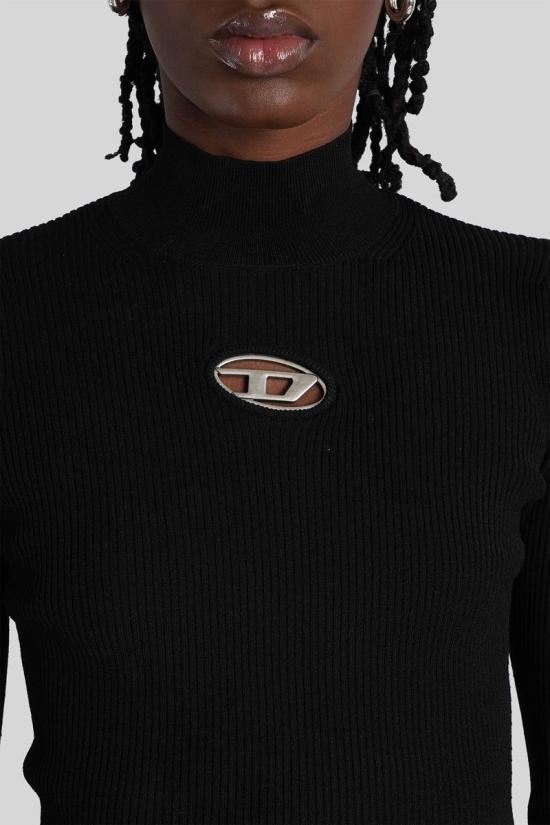 25FW 디젤 스웨터 429793 A141870DLAX Black - DIESEL