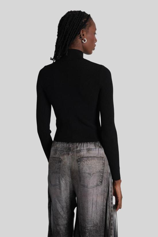 25FW 디젤 스웨터 429793 A141870DLAX Black - DIESEL