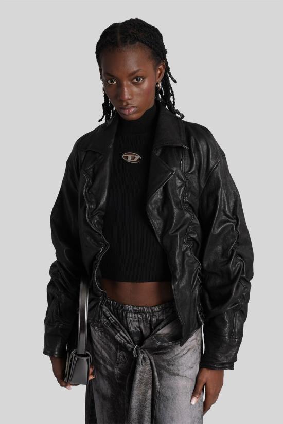 25FW 디젤 스웨터 429793 A141870DLAX Black - DIESEL