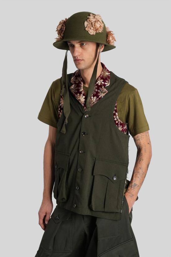 25FW 꼼데가르송 베스트 430686 PP V002 W25 Red - COMME DES GARCONS