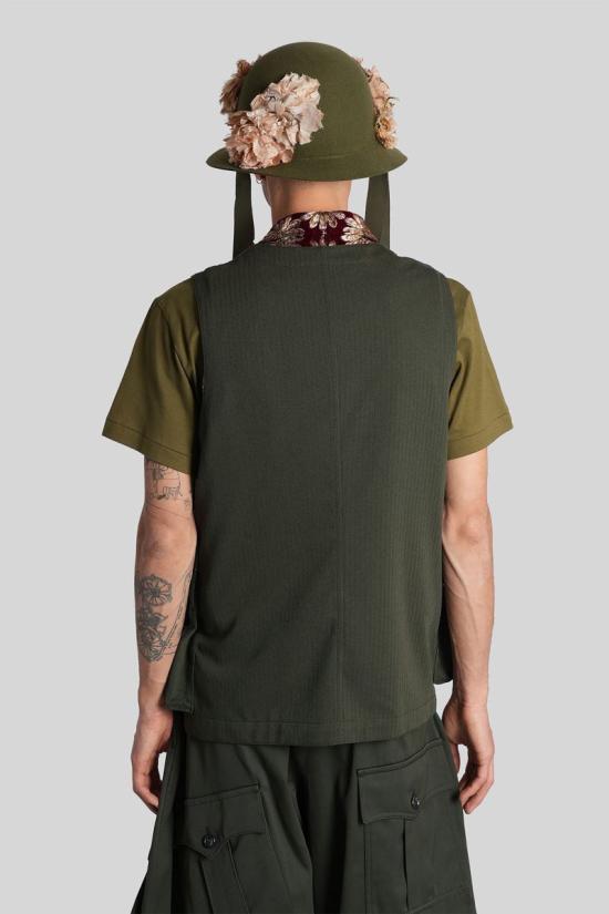 25FW 꼼데가르송 베스트 430686 PP V002 W25 Red - COMME DES GARCONS