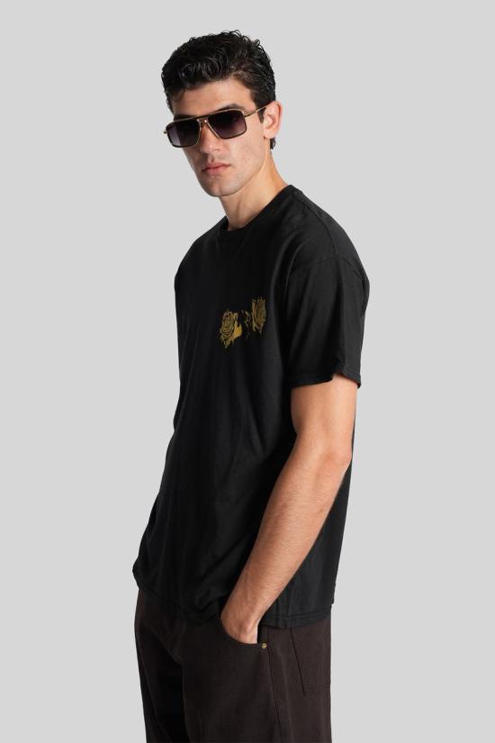 25FW 윌리 차바리아 반팔 티셔츠 429696 WCJSY0147 Black - WILLY CHAVARRIA