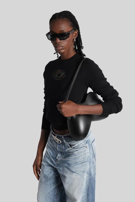 25FW 디젤 스웨터 429776 A176870KCAE Black - DIESEL